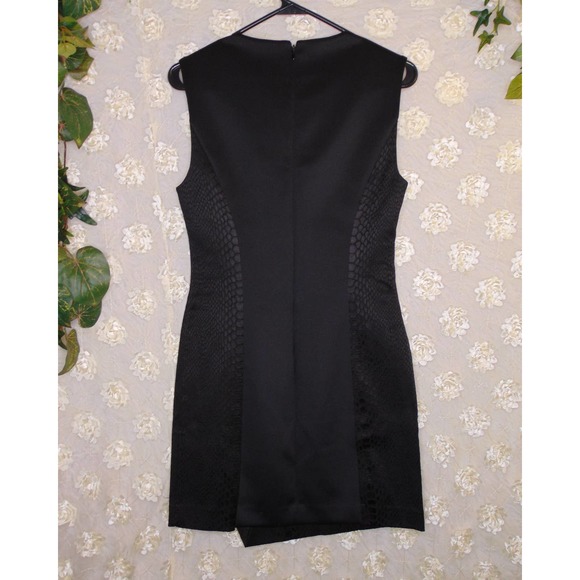 Rachel Rachel Roy | Women's Little Black Dress Sleeveless Snake Print Size 6 - Picture 2 of 5